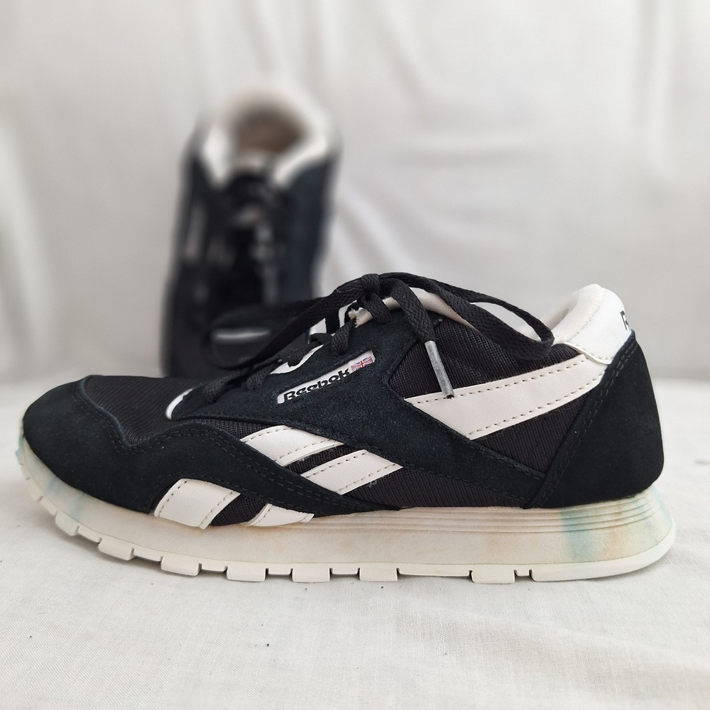 Sneakers Shoes Retro 90s Reebok Black White 3 Classic Nylon Kids 100038891
